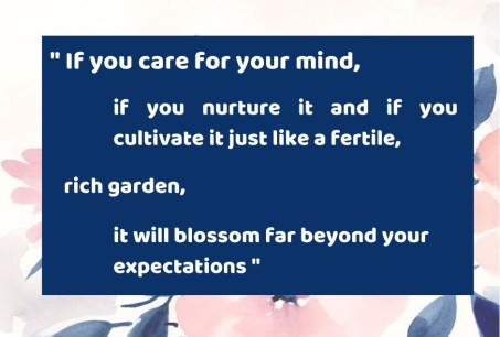 If you care for your mind, (1)